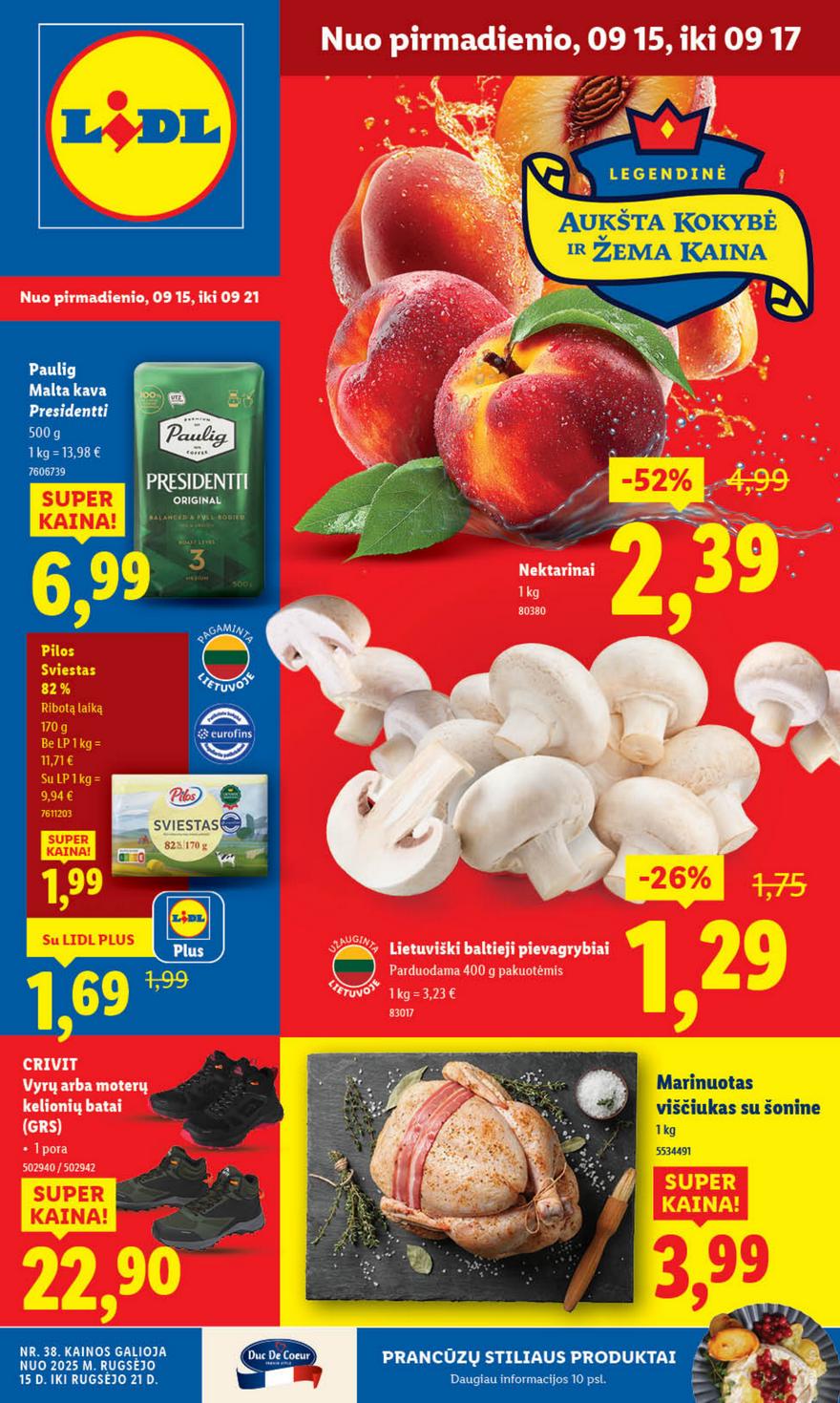 Lidl leidinys akcijos nuo 
  2025-09-15 iki 
  2025-09-21 | Leidinukas.lt puslapis 1
