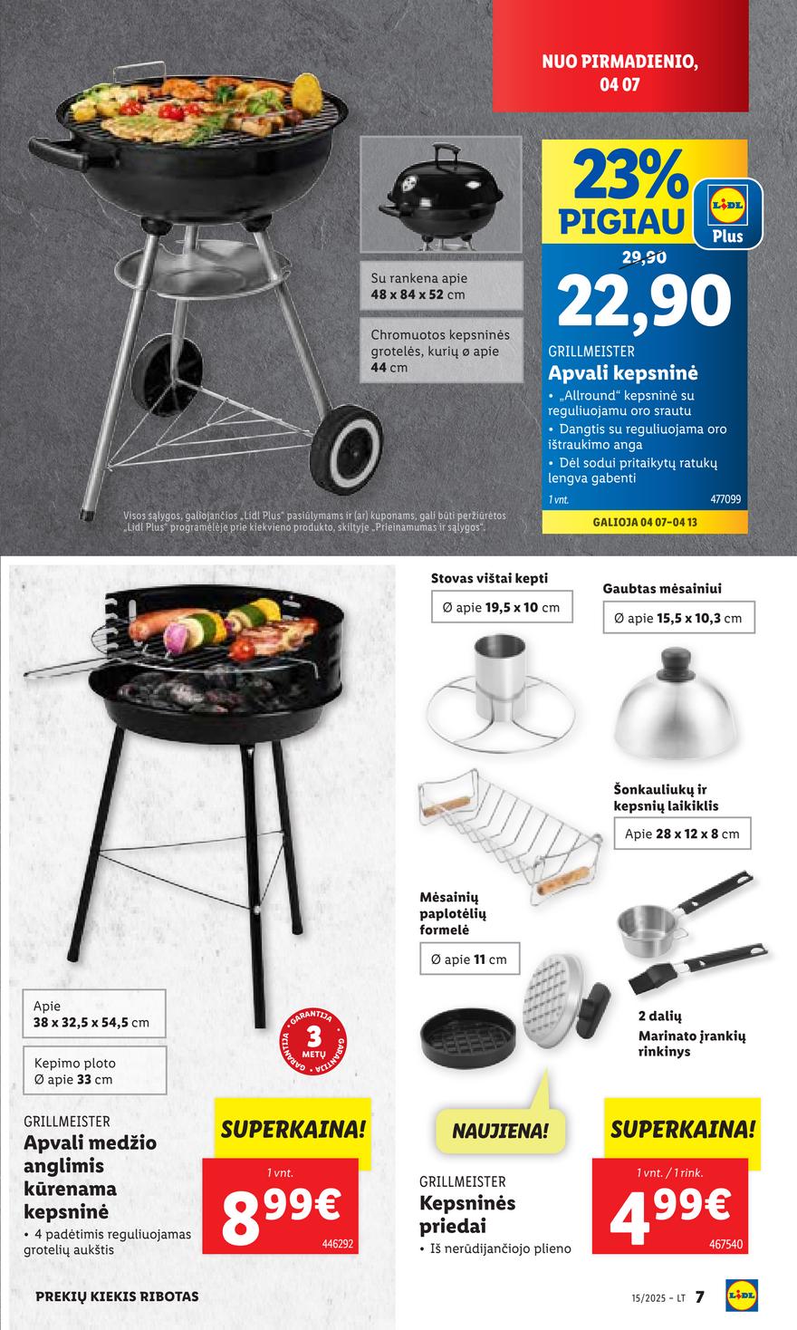 Lidl ne maisto leidinys akcijos nuo 
  2025-04-07 iki 
  2025-04-13 | Leidinukas.lt puslapis 7