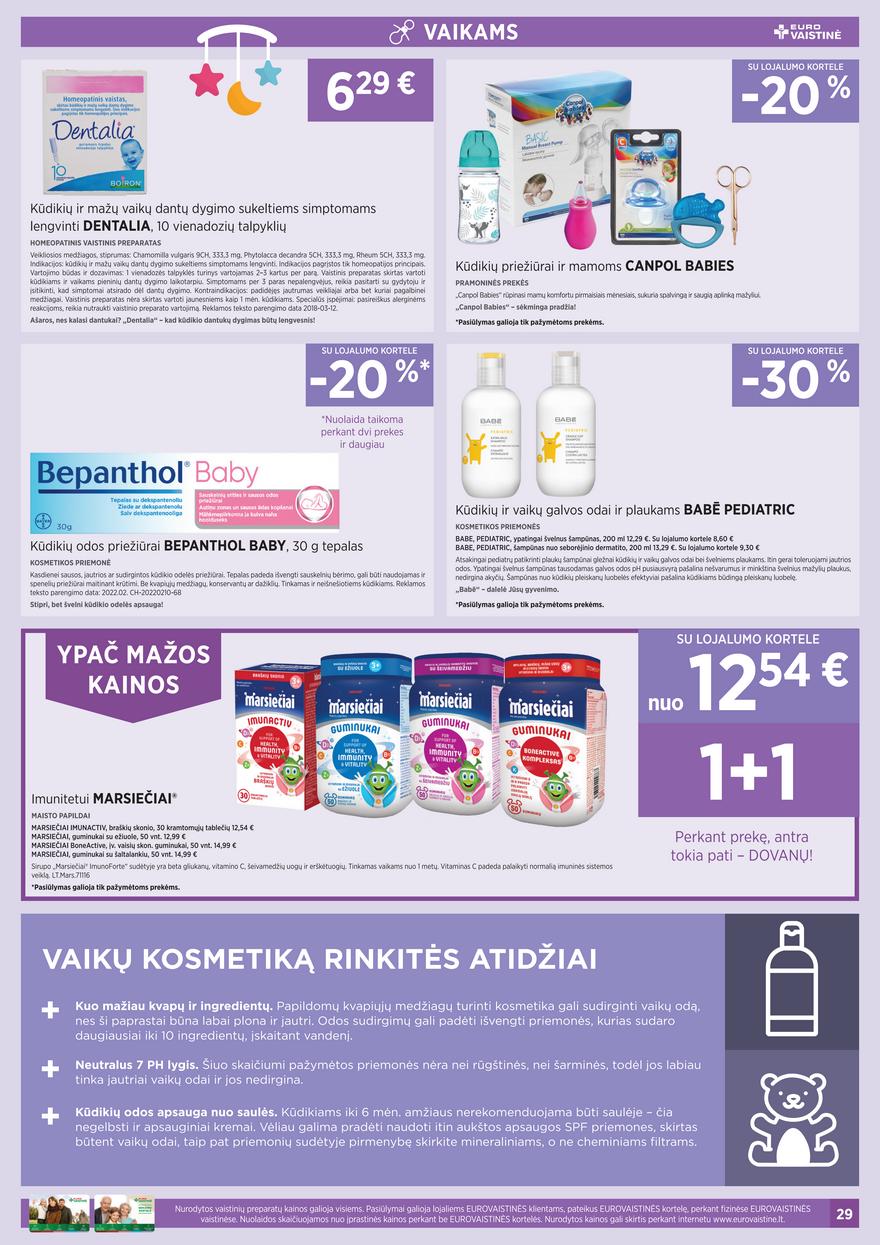 Euro vaistinė leidinys akcijos nuo 
  2022-08-01 iki 
  2022-08-31 | Leidinukas.lt puslapis 29