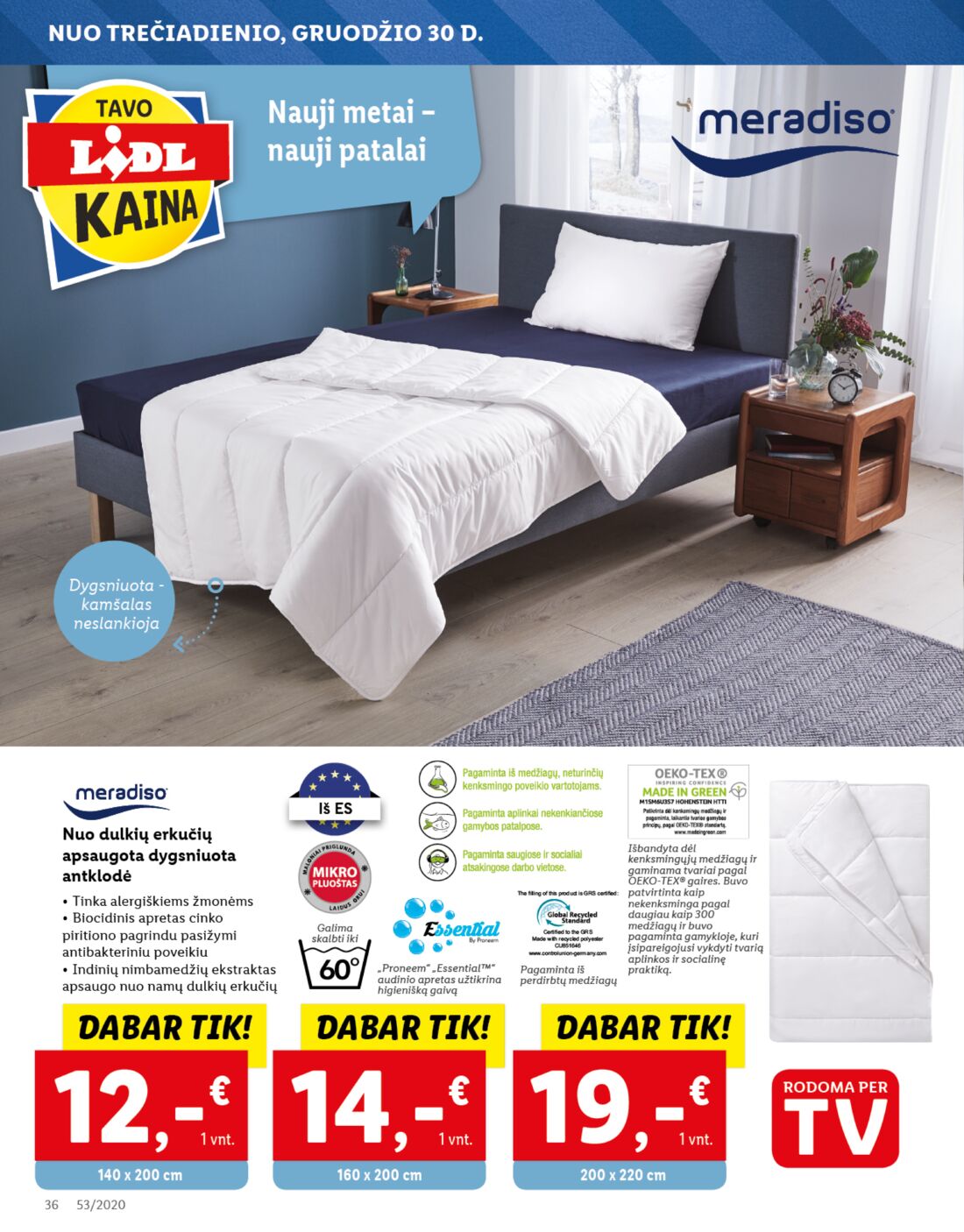 Lidl savaitinis leidinys akcijos nuo 
  2020-12-28 iki 
  2021-01-03 | Leidinukas.lt puslapis 36