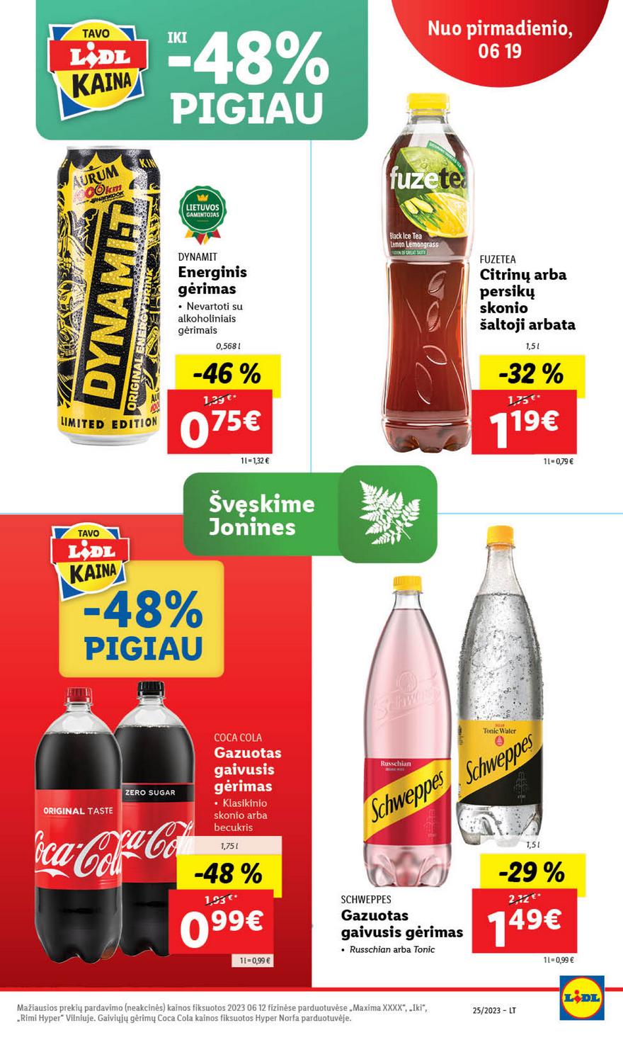Lidl pasiūlymai akcijos nuo 
  2023-06-19 iki 
  2023-06-25 | Leidinukas.lt puslapis 61