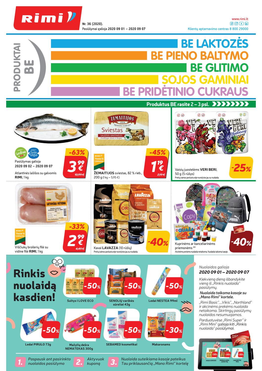 Rimi savaitinis leidinys akcijos nuo 
  2020-09-01 iki 
  2020-09-07 | Leidinukas.lt puslapis 1