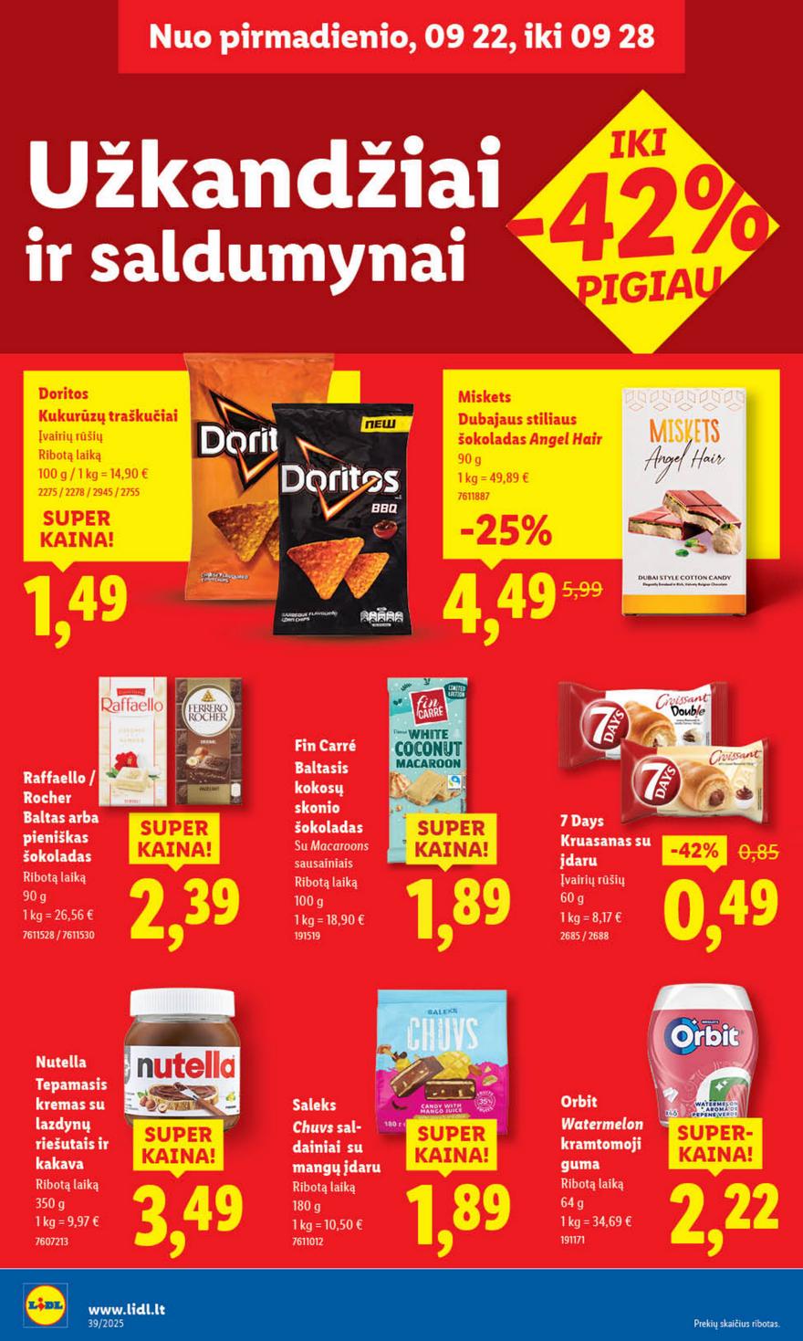 Lidl leidinys naujas akcijos nuo 
  2025-09-22 iki 
  2025-09-28 | Leidinukas.lt puslapis 32