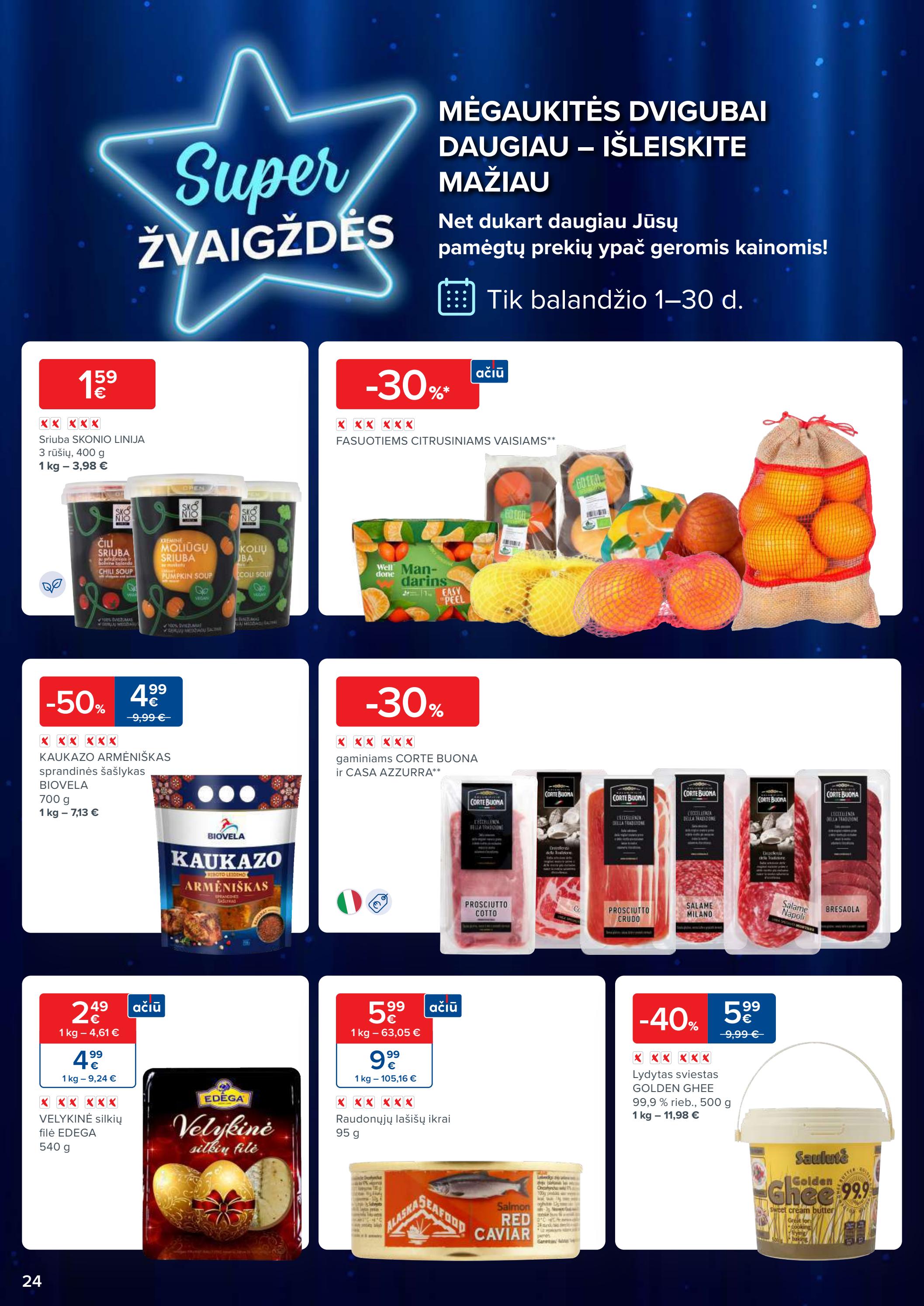 Maxima kaininis leidinys akcijos nuo 
  2023-04-18 iki 
  2023-04-24 | Leidinukas.lt puslapis 24