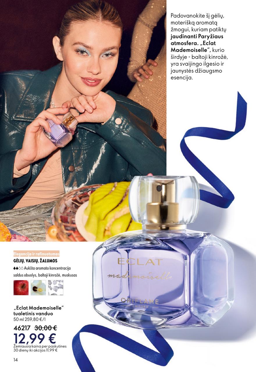 Oriflame katalogas akcijos nuo 
  2025-12-10 iki 
  2025-12-30 | Leidinukas.lt puslapis 14