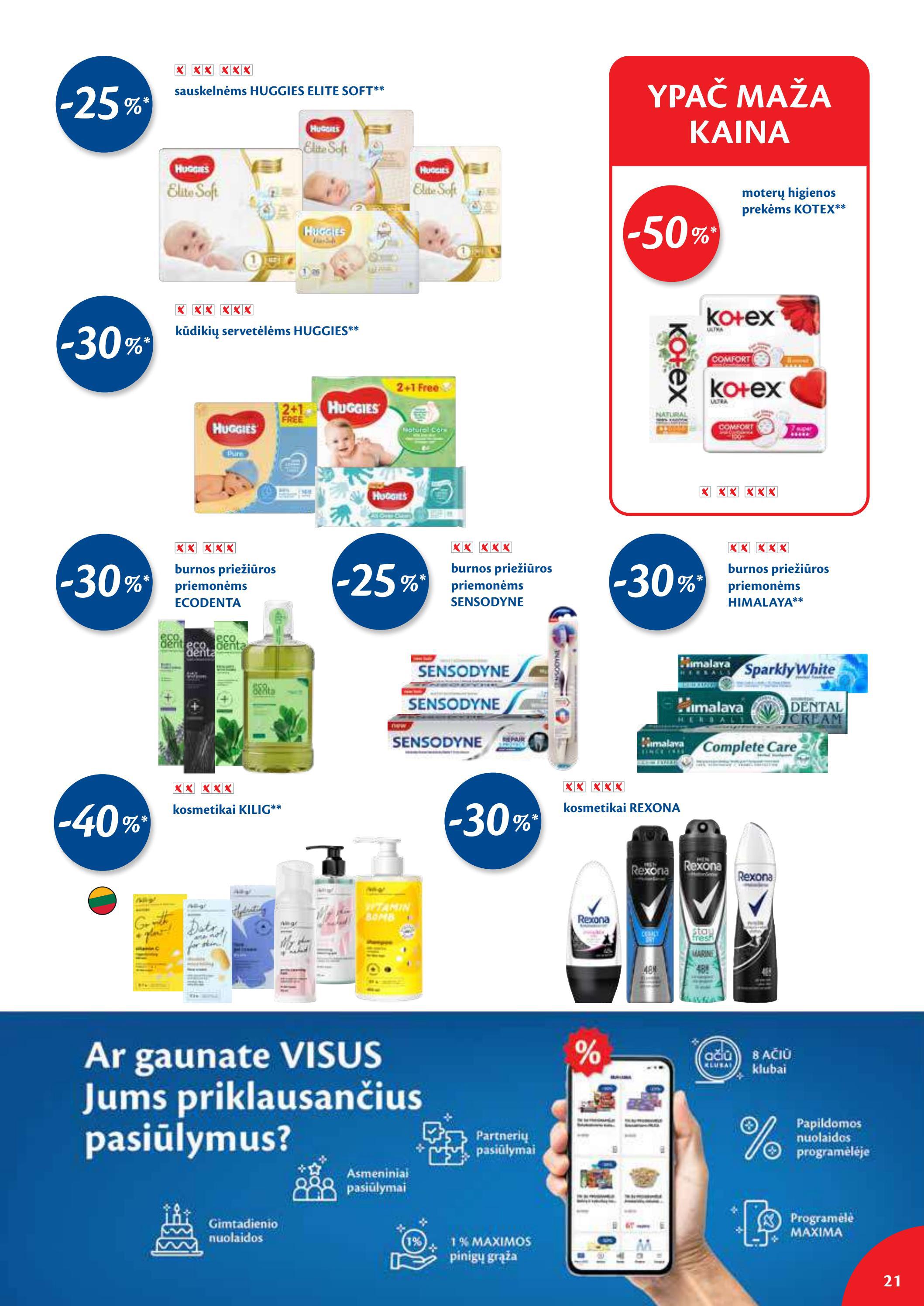 Maxima kaininis leidinys akcijos nuo 
  2022-03-29 iki 
  2022-04-04 | Leidinukas.lt puslapis 21