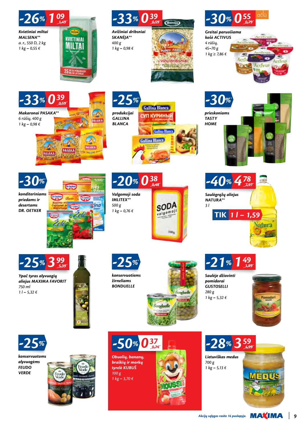 Maxima kaininis leidinys akcijos nuo 
  2020-01-21 iki 
  2020-01-27 | Leidinukas.lt puslapis 9