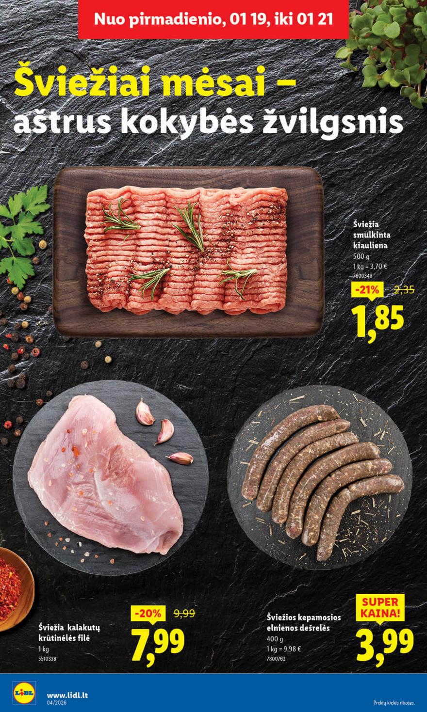 Lidl naujas leidinys akcijos nuo 
  2026-01-19 iki 
  2026-01-25 | Leidinukas.lt puslapis 8