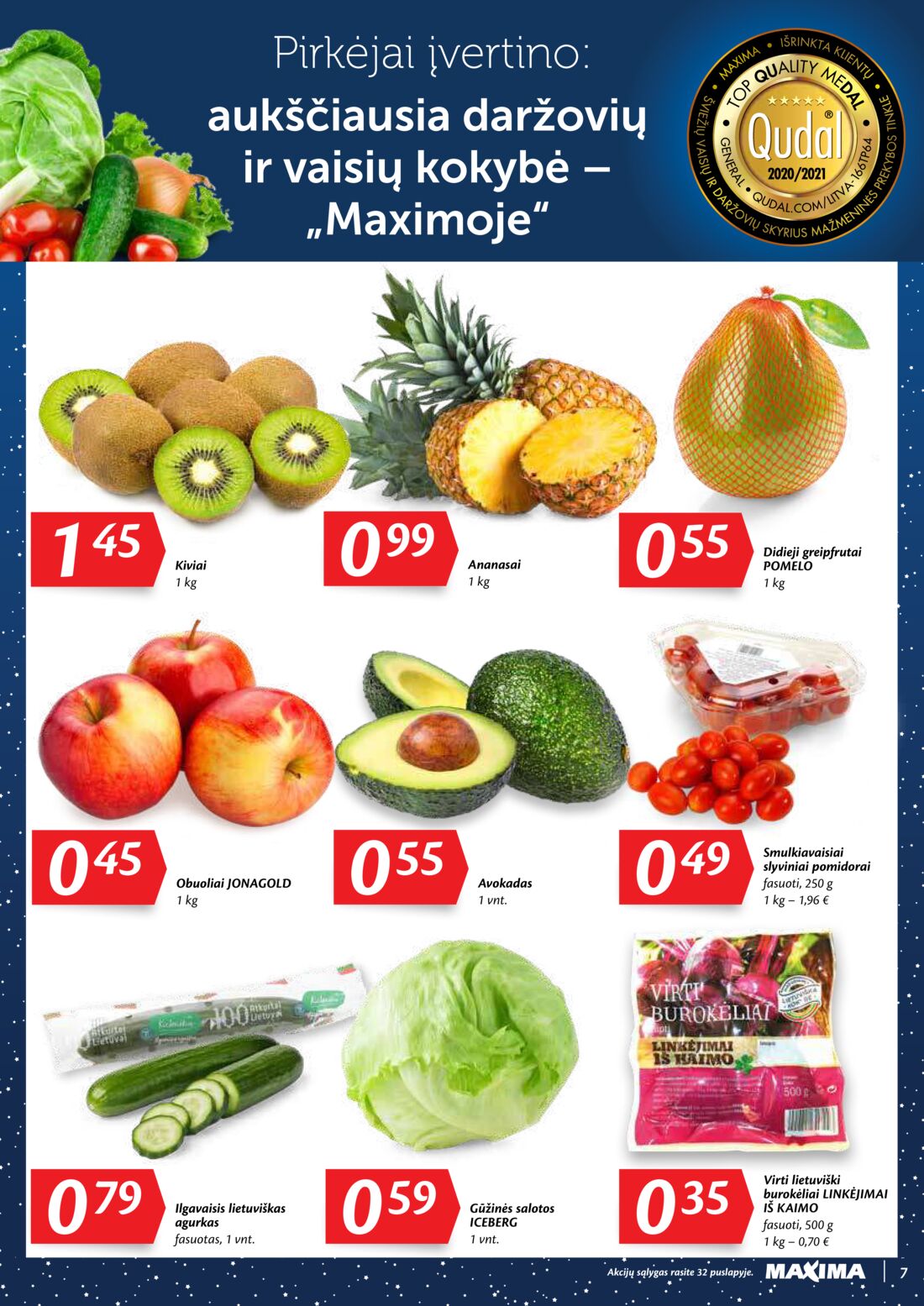 Maxima kaininis leidinys akcijos nuo 
  2020-12-15 iki 
  2020-12-28 | Leidinukas.lt puslapis 7
