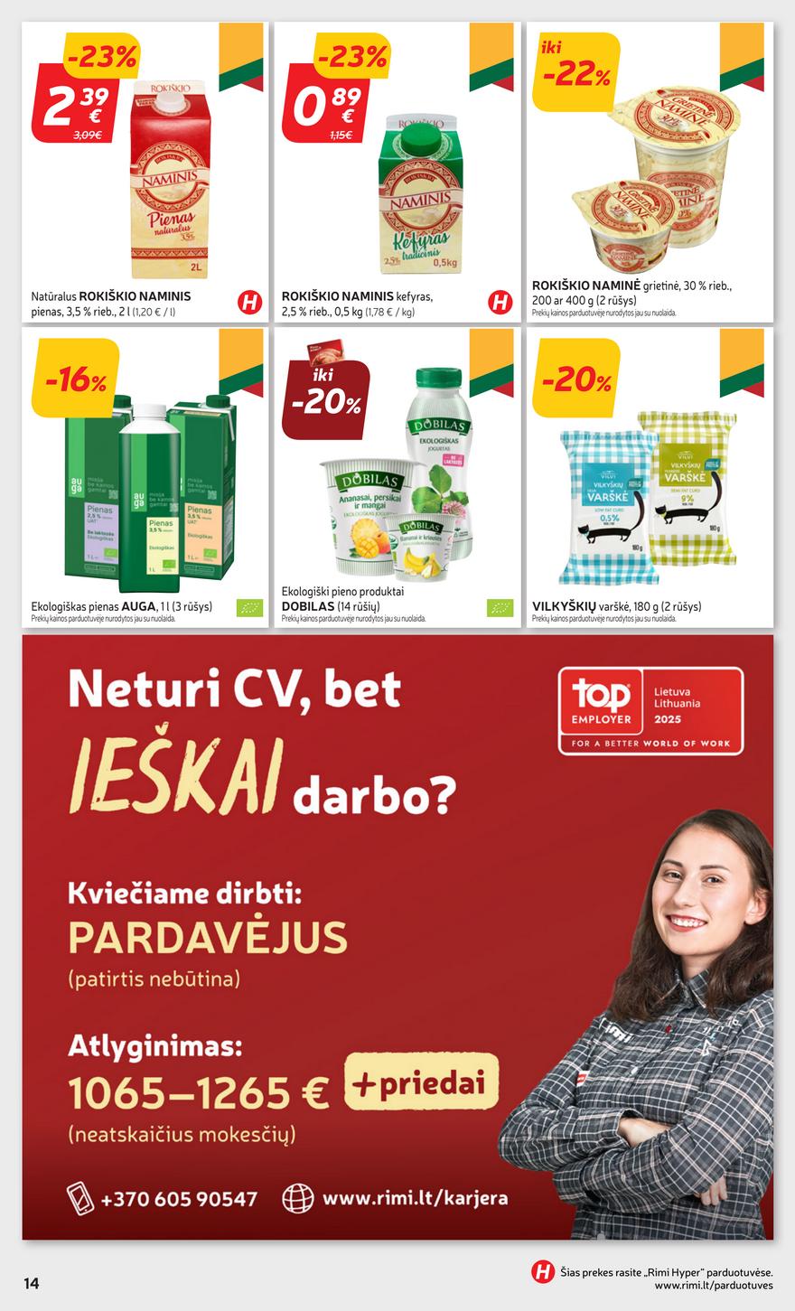 Rimi savaitinis leidinys 19 akcijos nuo 
  2025-05-06 iki 
  2025-05-12 | Leidinukas.lt puslapis 16