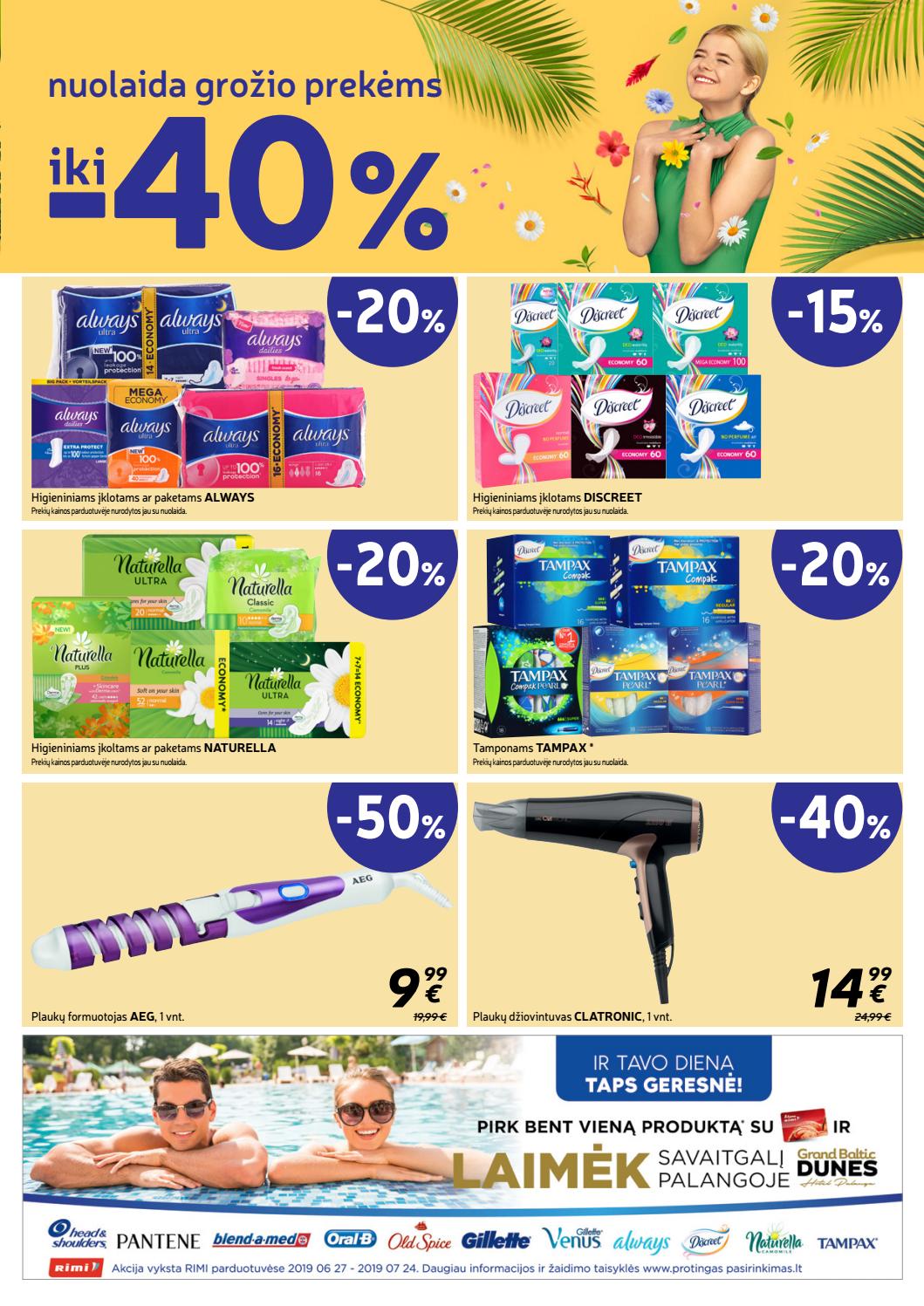 Rimi savaitinis leidinys akcijos nuo 
  2019-07-09 iki 
  2019-07-15 | Leidinukas.lt puslapis 5