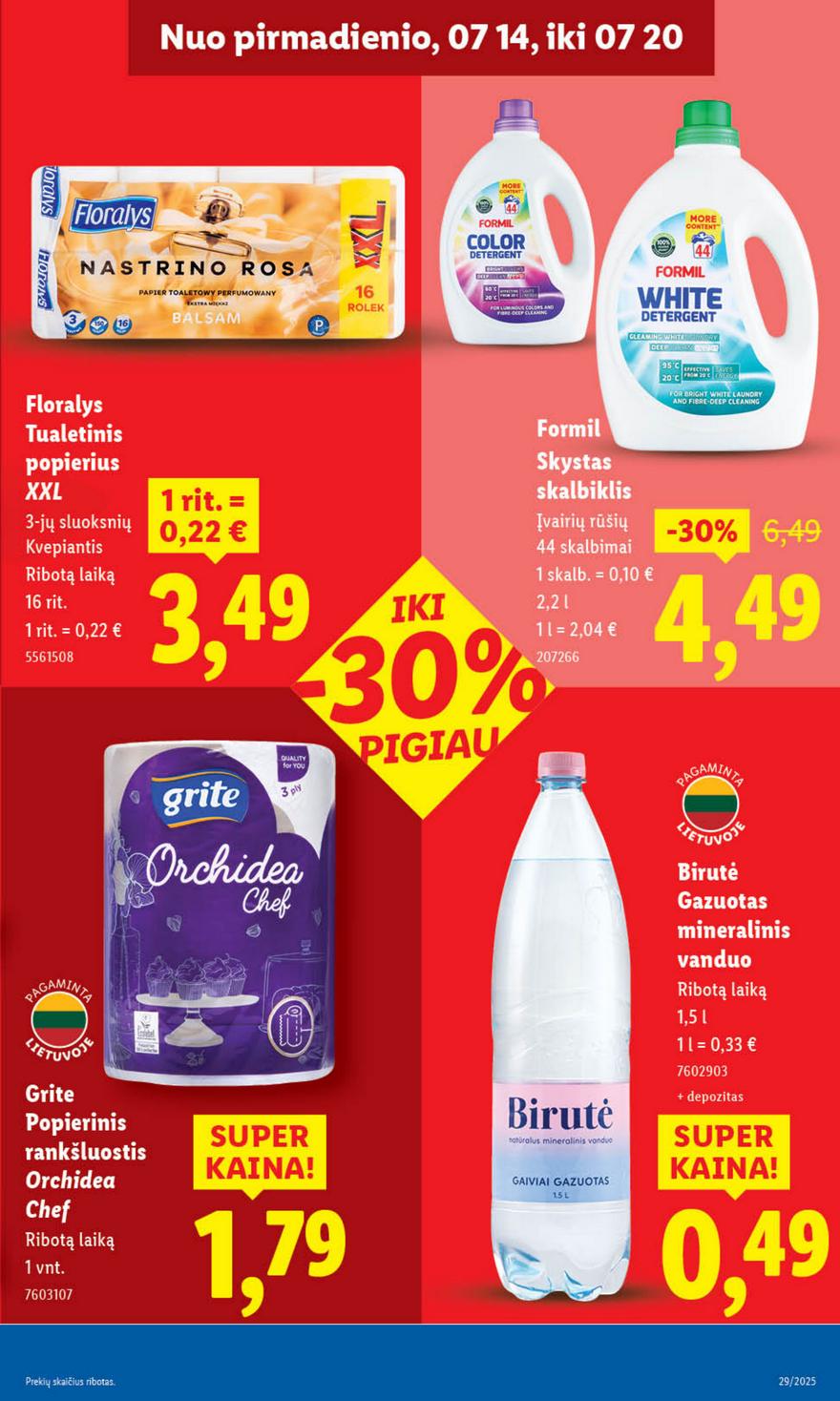 Lidl leidinys naujas akcijos nuo 
  2025-07-14 iki 
  2025-07-20 | Leidinukas.lt puslapis 23