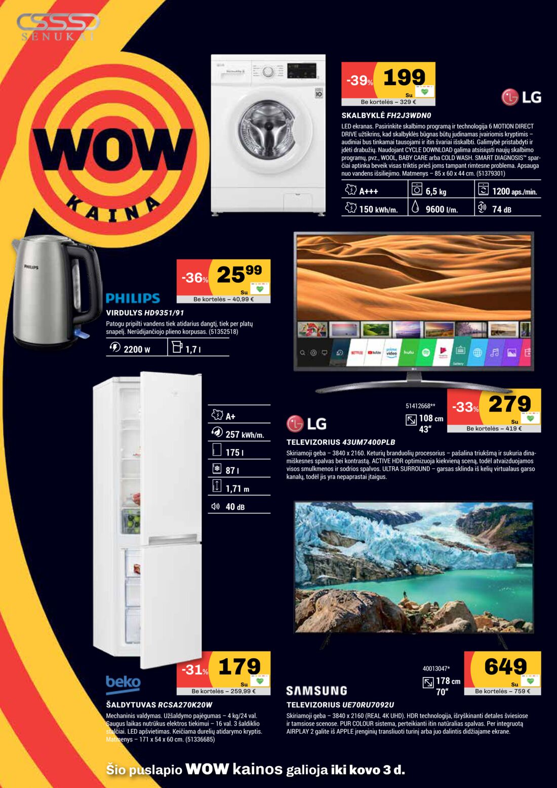 Senukai reklaminis leidinys akcijos nuo 
  2020-02-26 iki 
  2020-03-30 | Leidinukas.lt puslapis 2