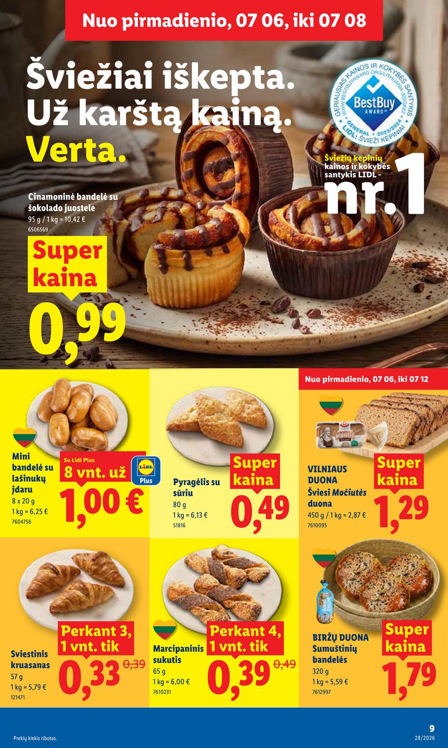 Lidl leidinys akcijos nuo 
  2026-07-06 iki 
  2026-07-12 | Leidinukas.lt puslapis 9