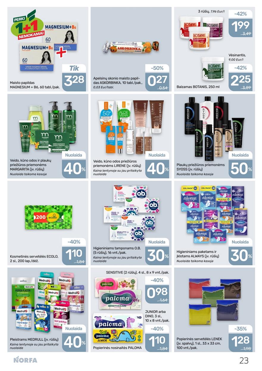 Norfos leidinys akcijos nuo 
  2026-05-14 iki 
  2026-05-27 | Leidinukas.lt puslapis 23