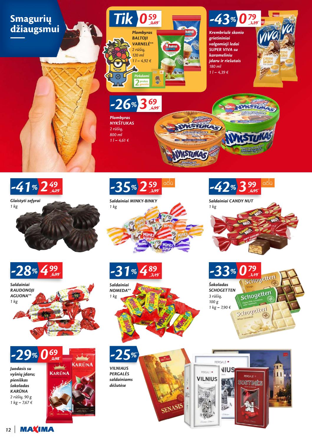 Maxima kaininis leidinys akcijos nuo 
  2019-10-08 iki 
  2019-10-14 | Leidinukas.lt puslapis 12