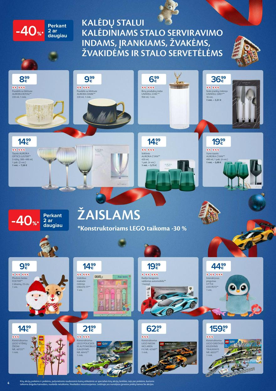 Maxima savaitinis leidinys 49 akcijos nuo
2024-12-03 iki
2024-12-09 | Leidinukas.lt puslapis 4