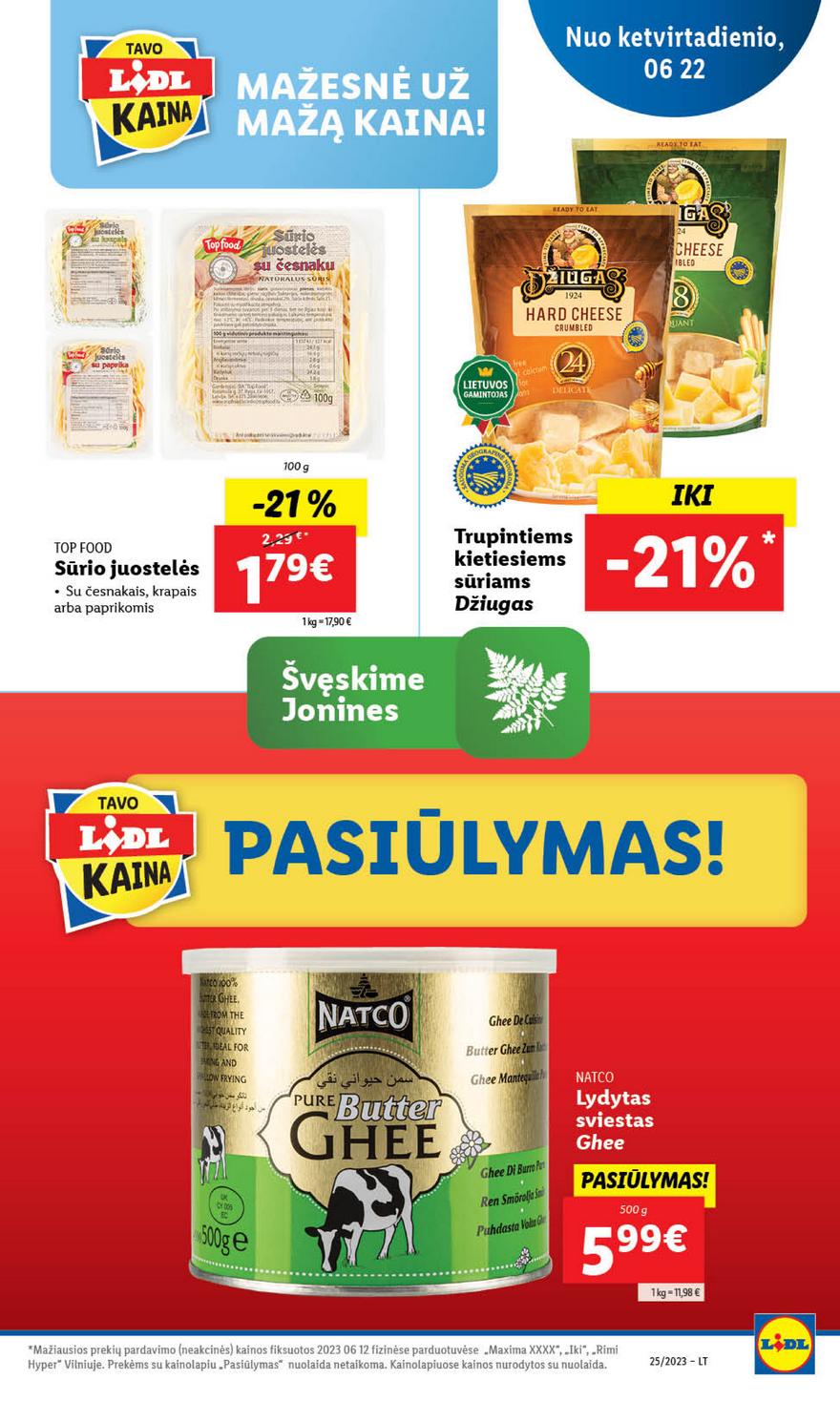 Lidl pasiūlymai akcijos nuo 
  2023-06-19 iki 
  2023-06-25 | Leidinukas.lt puslapis 80