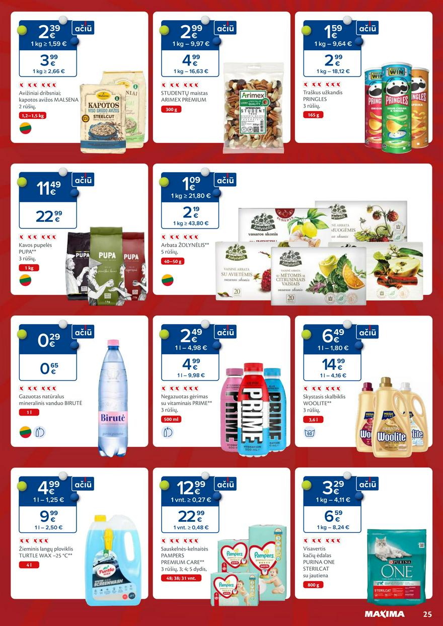 Maxima kaininis leidinys akcijos nuo 
  2024-01-16 iki 
  2024-01-22 | Leidinukas.lt puslapis 25