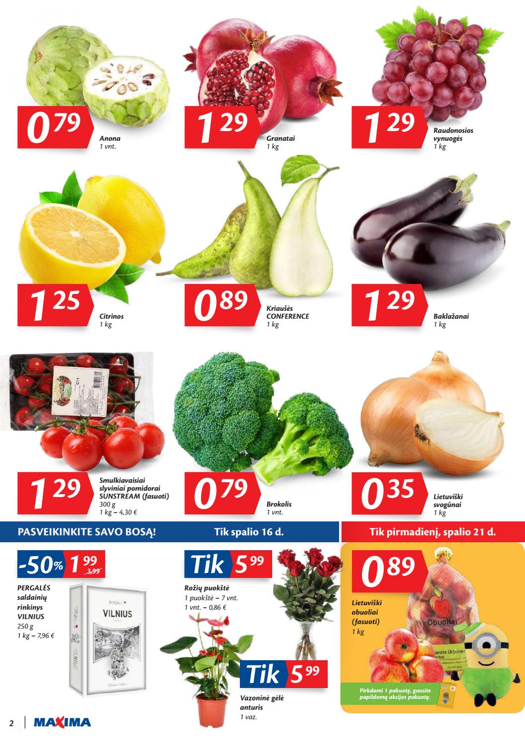 Maxima kaininis leidinys akcijos nuo 
  2019-10-15 iki 
  2019-10-21 | Leidinukas.lt puslapis 2