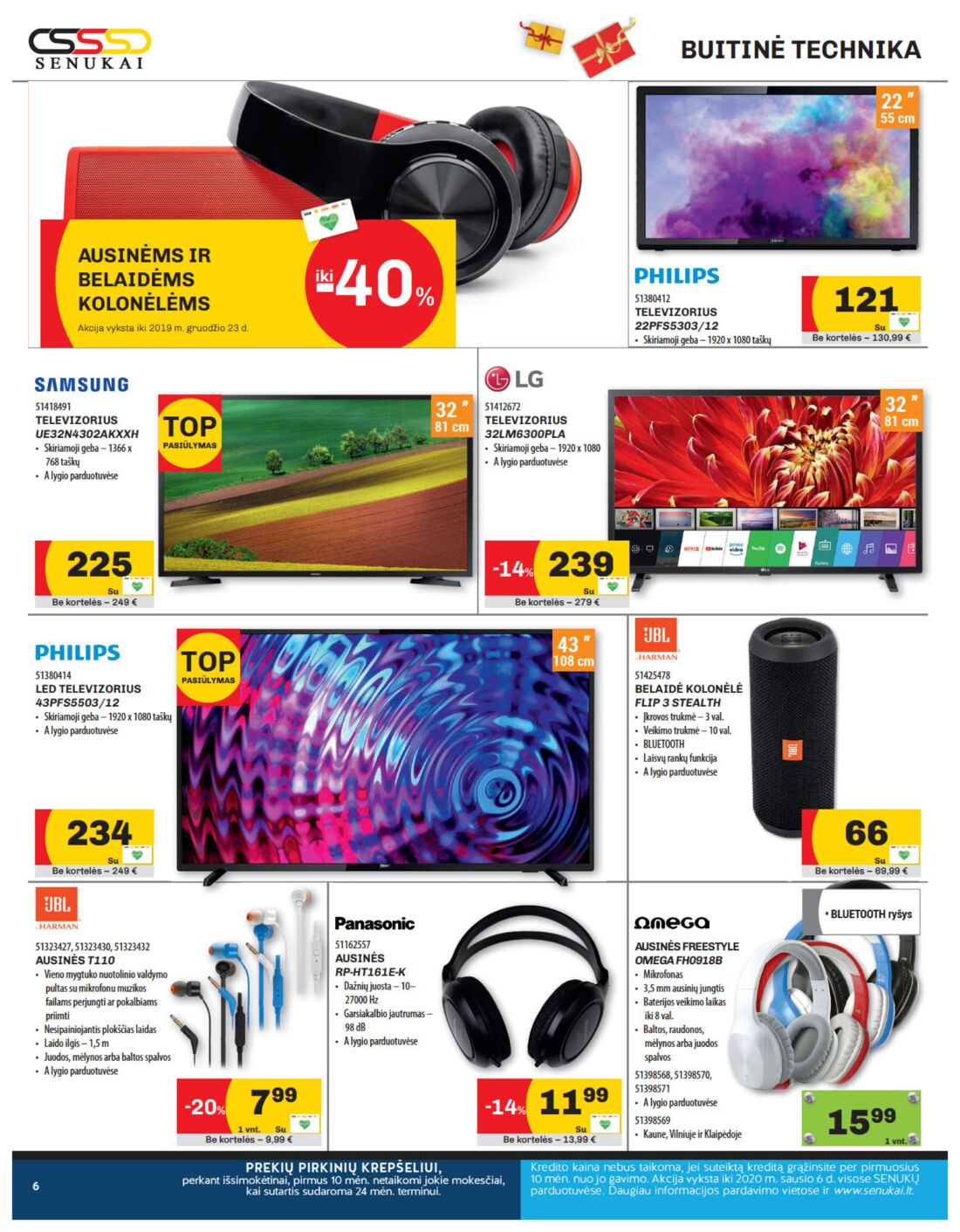 Senukai reklaminis leidinys akcijos nuo 
  2019-12-05 iki 
  2020-01-06 | Leidinukas.lt puslapis 6