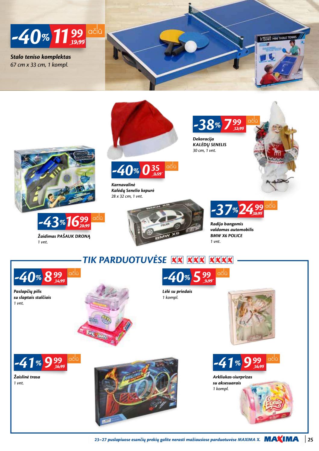 Maxima kaininis leidinys akcijos nuo 
  2020-11-10 iki 
  2020-11-16 | Leidinukas.lt puslapis 25