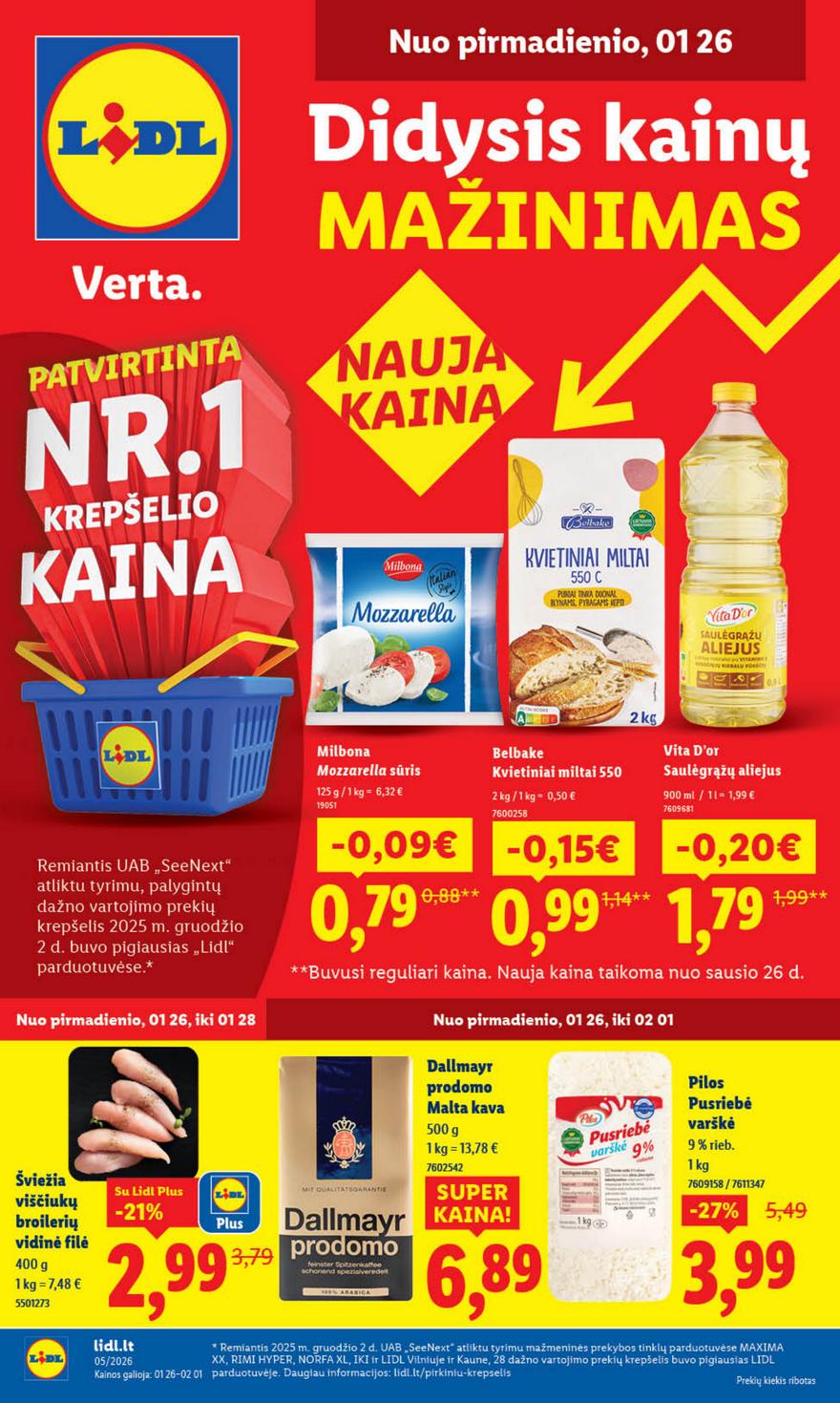 Lidl leidinys naujas akcijos nuo 
  2026-01-26 iki 
  2026-02-01 | Leidinukas.lt puslapis 1