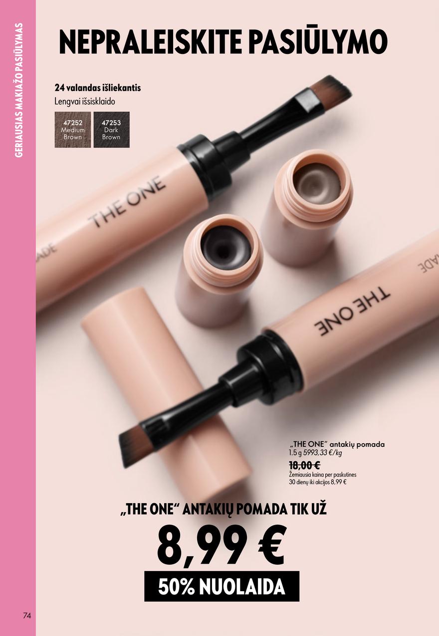 Oriflame katalogas akcijos nuo 
  2026-06-24 iki 
  2026-07-14 | Leidinukas.lt puslapis 74