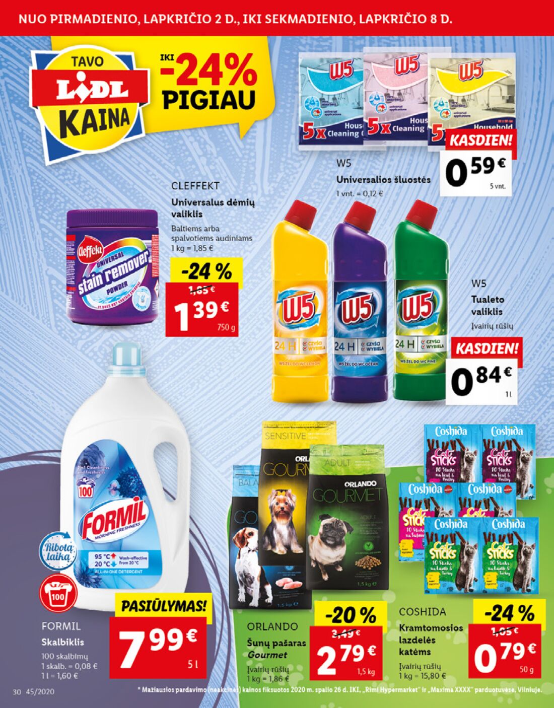 Lidl savaitinis leidinys akcijos nuo 
  2020-11-02 iki 
  2020-11-08 | Leidinukas.lt puslapis 30