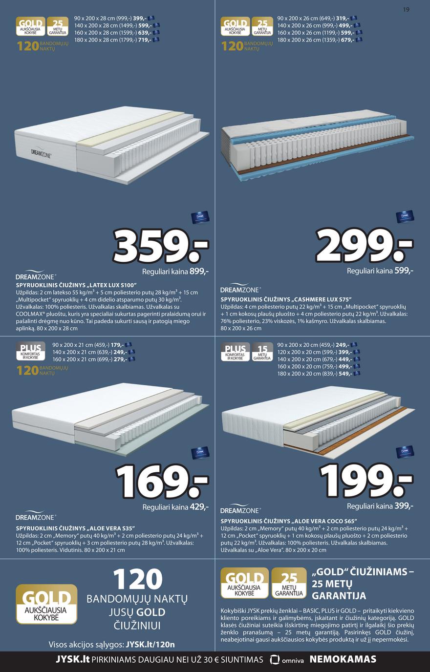 Jysk leidinys akcijos nuo 
  2023-06-06 iki 
  2023-06-26 | Leidinukas.lt puslapis 20