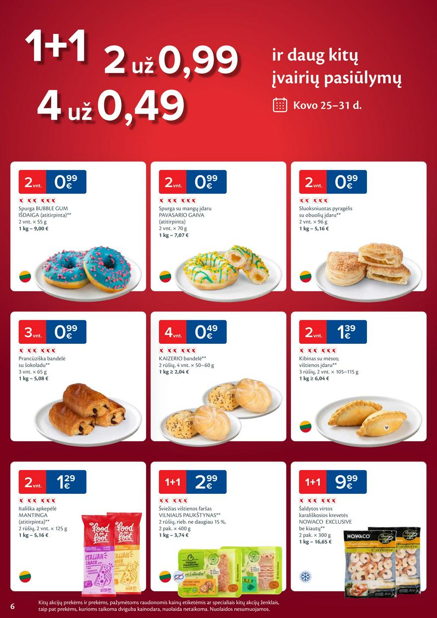 Maxima savaitinis leidinys 13 akcijos nuo
2025-03-25 iki
2025-03-31 | Leidinukas.lt puslapis 6