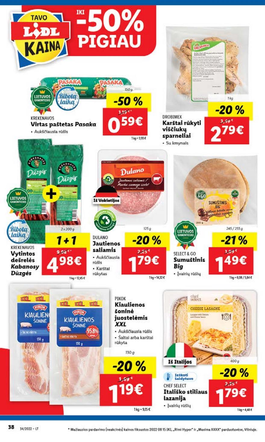Lidl pasiūlymai akcijos nuo 
  2022-08-22 iki 
  2022-08-28 | Leidinukas.lt puslapis 38