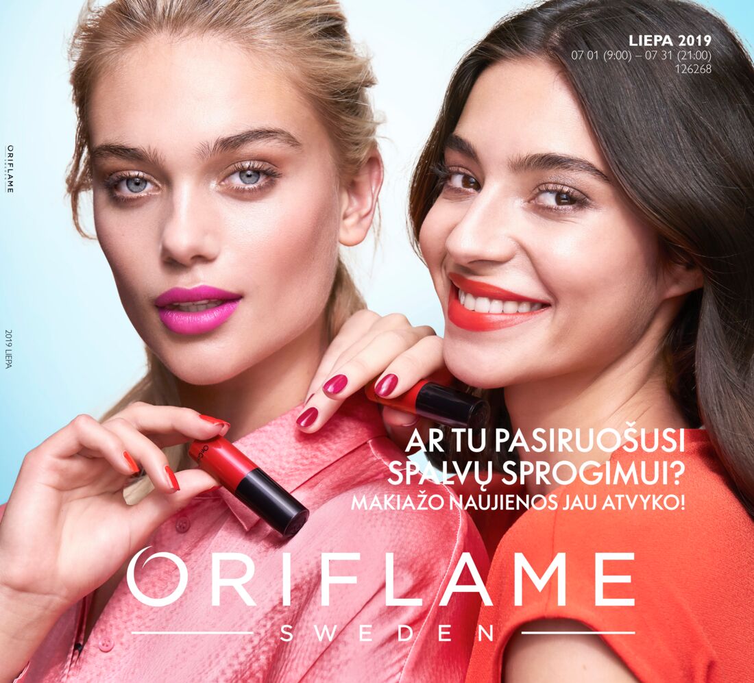 Oriflame katalogas akcijos nuo 
  2019-07-01 iki 
  2019-07-31 | Leidinukas.lt puslapis 1