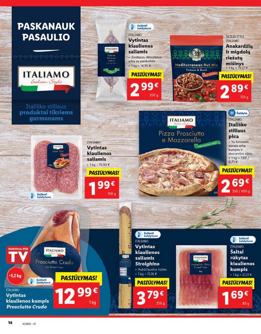 Lidl maisto prekių pasiūlymai akcijos nuo 
  2021-10-11 iki 
  2021-10-17 | Leidinukas.lt puslapis 14