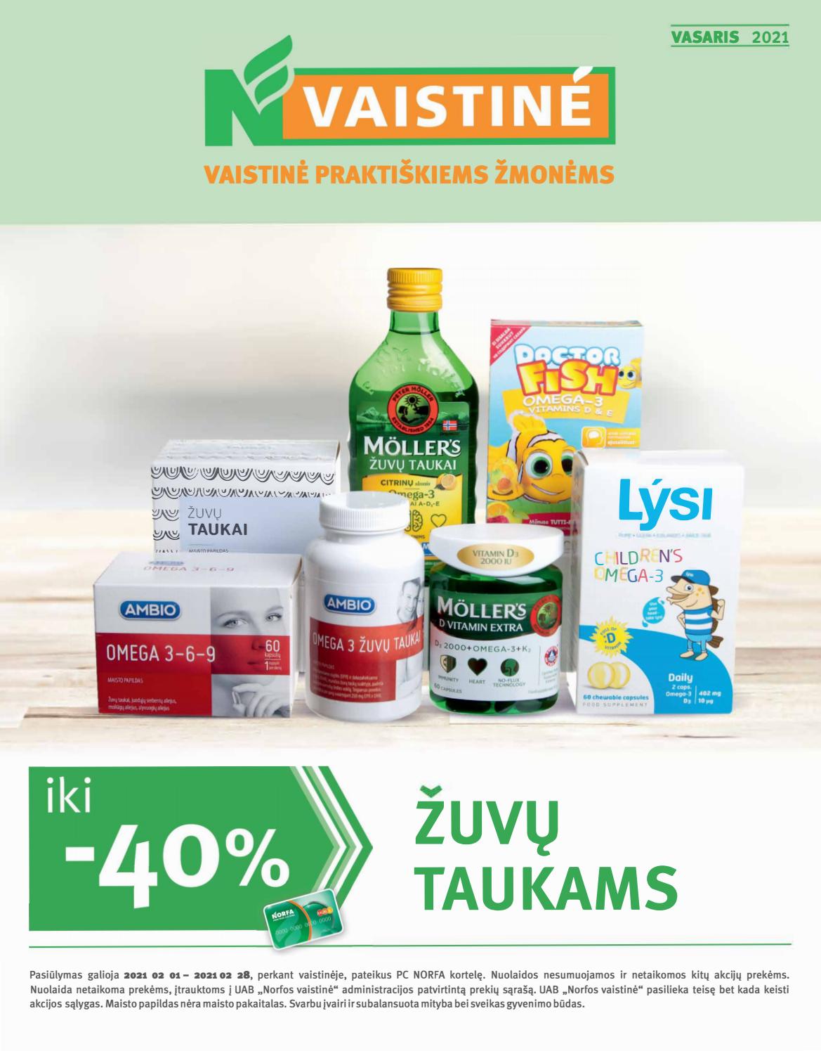 Norfos vaistinė leidinys akcijos nuo 
  2021-02-01 iki 
  2021-02-28 | Leidinukas.lt puslapis 1