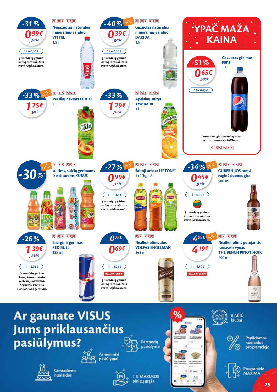 Maxima kaininis leidinys akcijos nuo 
  2021-12-07 iki 
  2021-12-13 | Leidinukas.lt puslapis 25