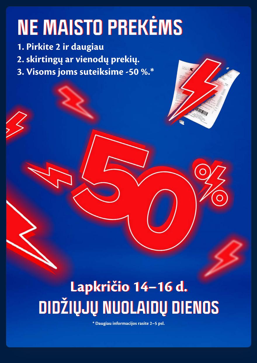 Maxima leidinukas akcijos nuo 
  2025-11-11 iki 
  2025-11-17 | Leidinukas.lt puslapis 48
