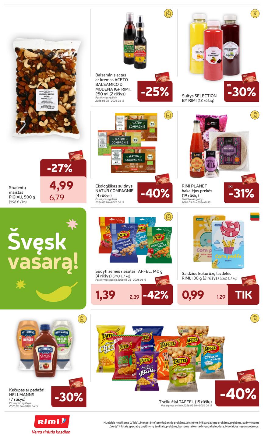 Rimi leidinys akcijos nuo 
  2026-06-09 iki 
  2026-06-15 | Leidinukas.lt puslapis 28
