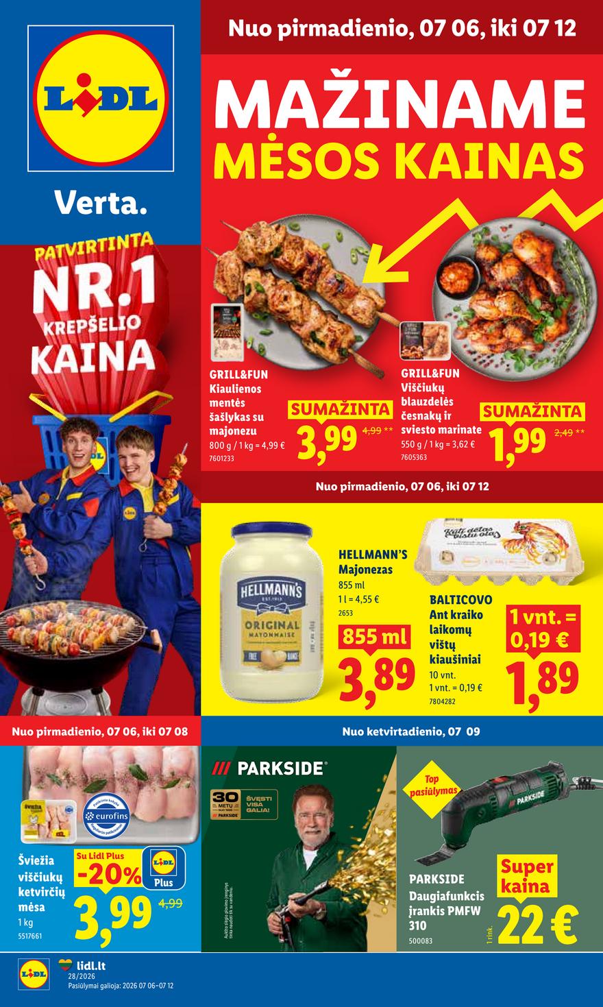 Lidl leidinys akcijos nuo 
  2026-07-06 iki 
  2026-07-12 | Leidinukas.lt puslapis 1