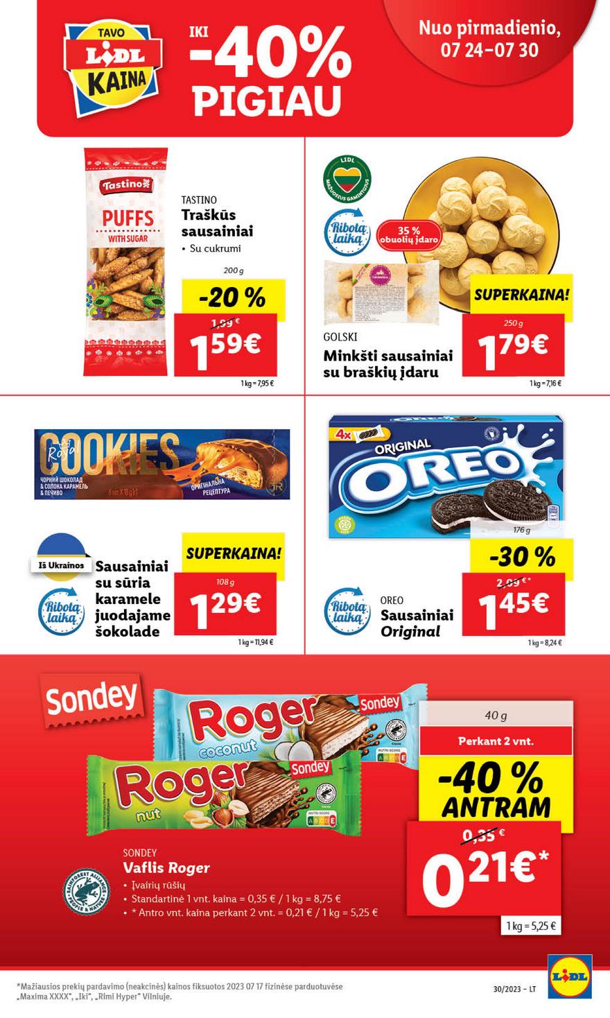Lidl pasiūlymai akcijos nuo 
  2023-07-24 iki 
  2023-07-30 | Leidinukas.lt puslapis 40