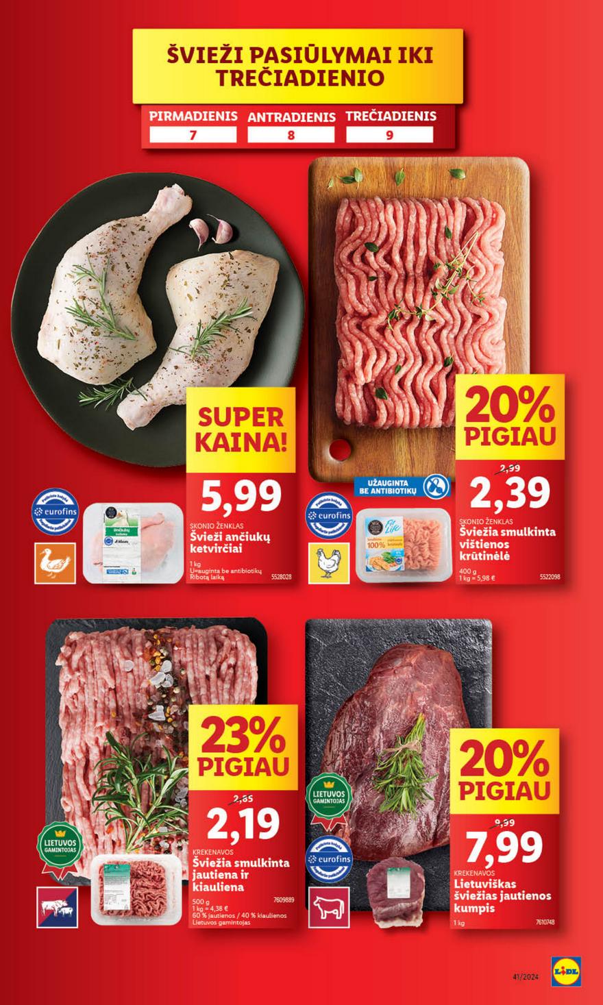 Lidl savaitinis leidinys akcijos nuo
2024-10-07 iki
2024-10-13 | Leidinukas.lt puslapis 5