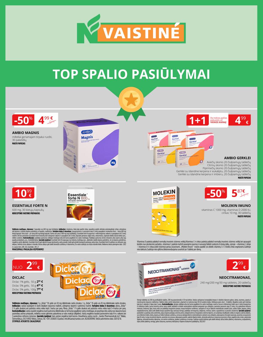 Norfos vaistinės leidinys akcijos nuo 
  2022-10-01 iki 
  2022-10-31 | Leidinukas.lt puslapis 1