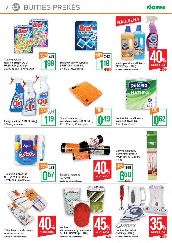 Norfa kaininis leidinys akcijos nuo 
  2019-07-25 iki 
  2019-08-07 | Leidinukas.lt puslapis 23