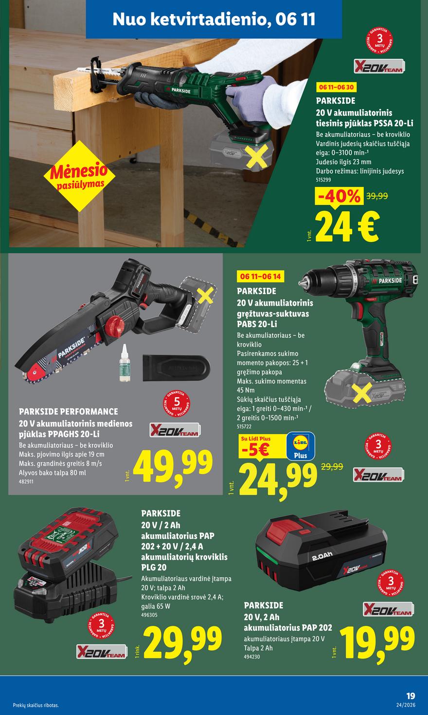 Lidl leidinys naujas akcijos nuo 
  2026-06-08 iki 
  2026-06-14 | Leidinukas.lt puslapis 19