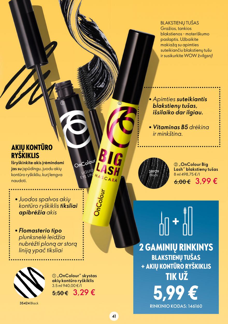 Oriflame katalogas akcijos nuo 
  2023-02-22 iki 
  2023-03-14 | Leidinukas.lt puslapis 41