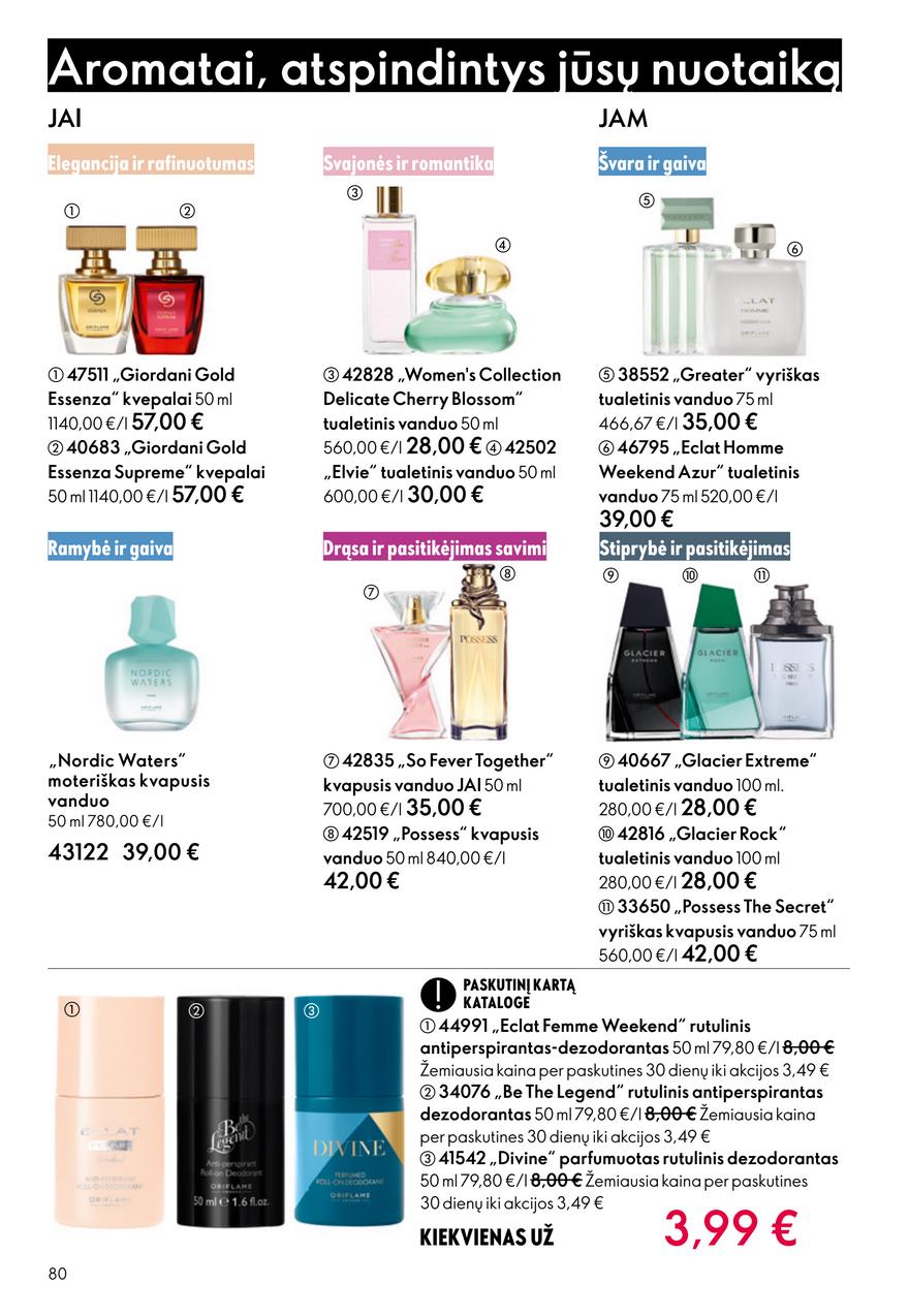 Oriflame katalogas akcijos nuo 
  2025-10-08 iki 
  2025-10-28 | Leidinukas.lt puslapis 80