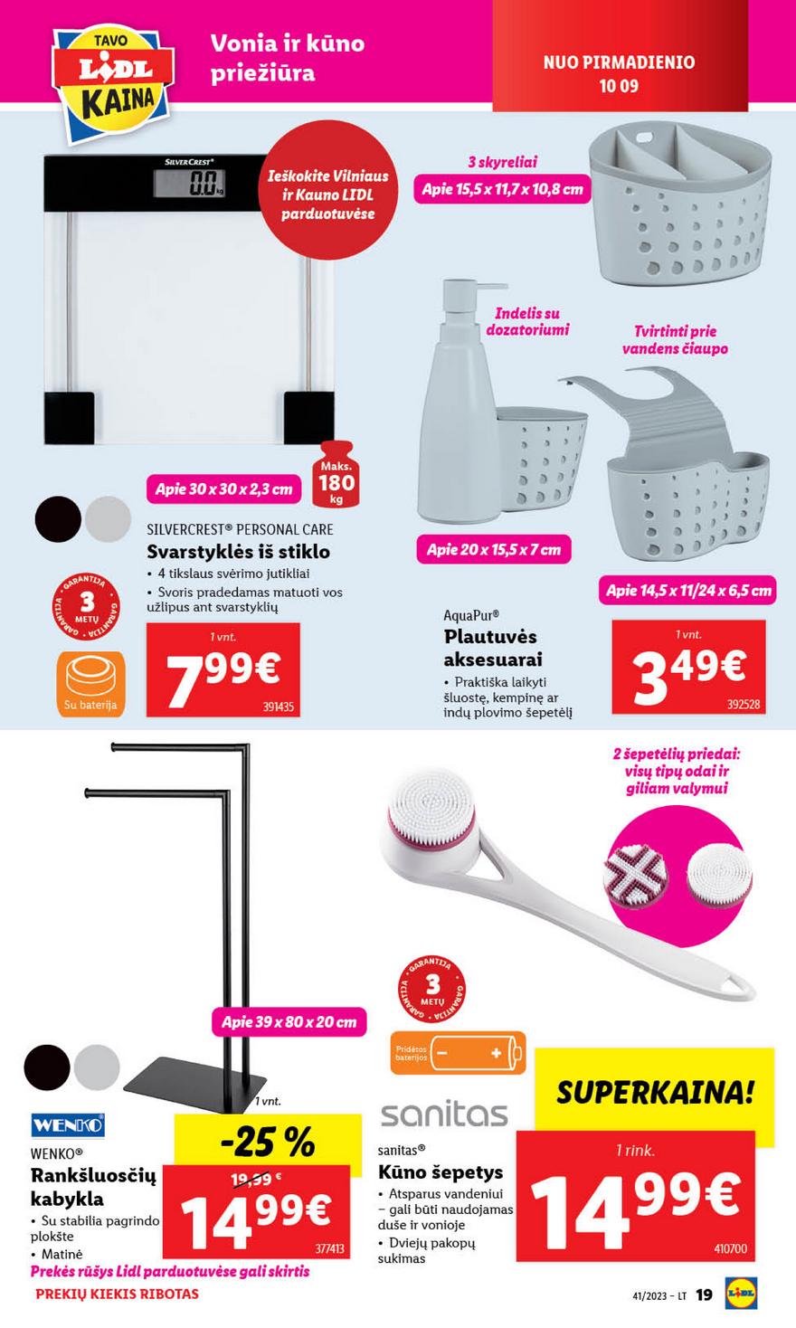 Ldil ne maisto prekių pasiūlymai akcijos nuo 
  2023-10-09 iki 
  2023-10-15 | Leidinukas.lt puslapis 19