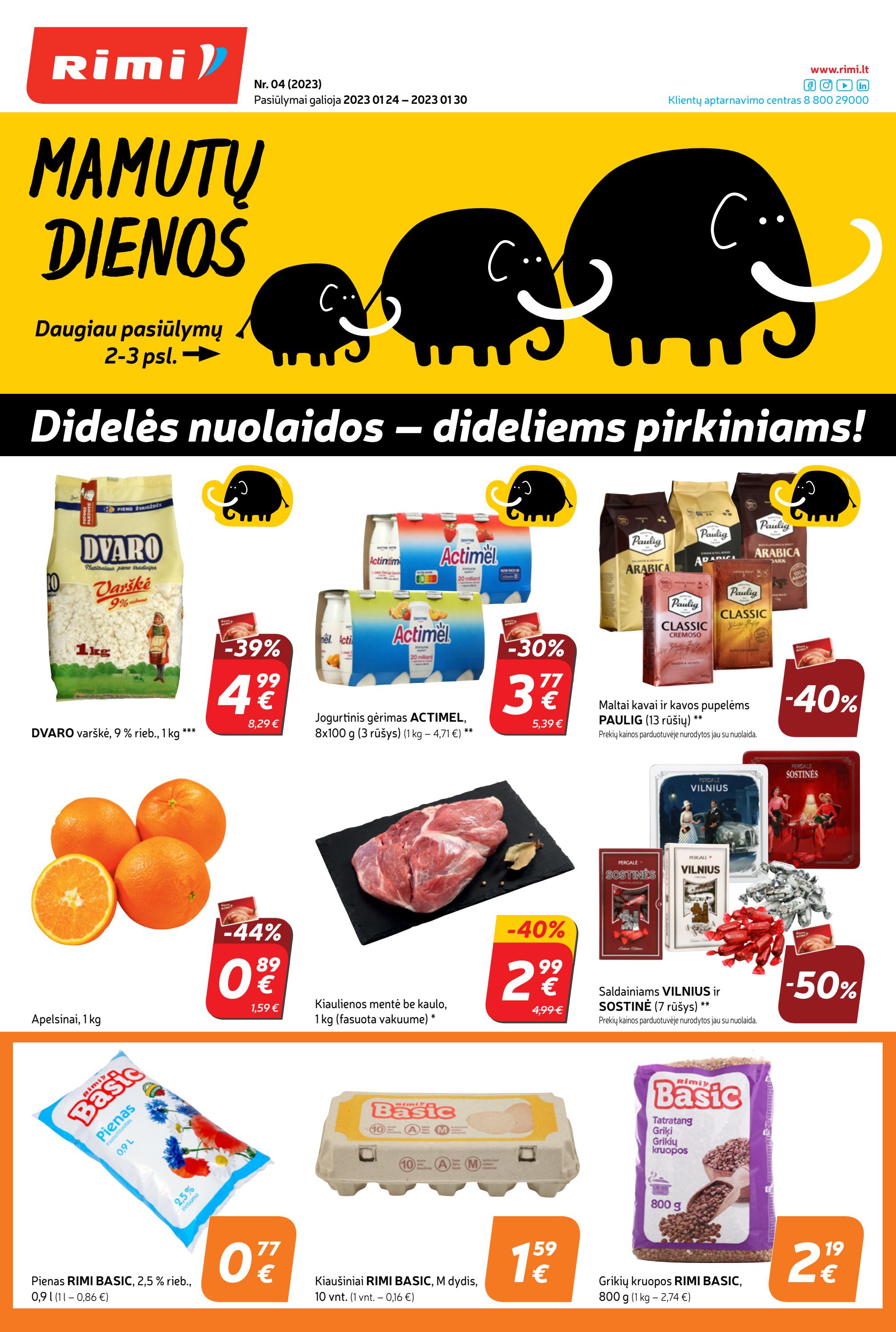 Rimi savaitinis leidinys akcijos nuo 
  2023-01-24 iki 
  2023-01-30 | Leidinukas.lt puslapis 1