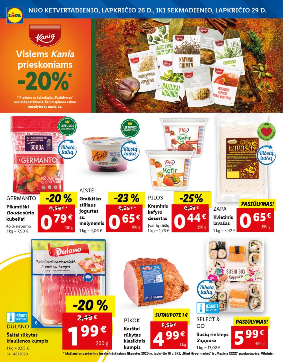Lidl savaitinis leidinys akcijos nuo 
  2020-11-23 iki 
  2020-11-29 | Leidinukas.lt puslapis 54