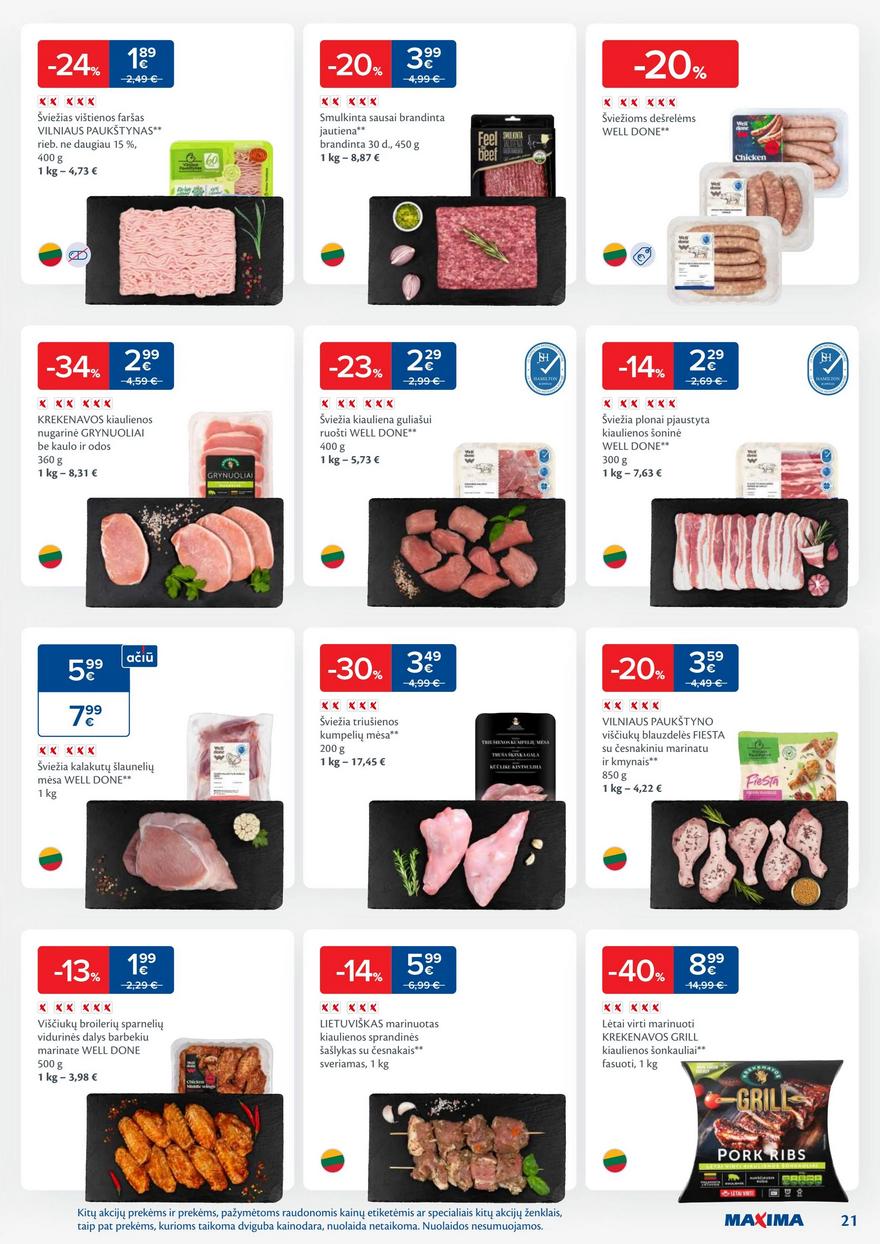 Maxima savaitinis leidinys 17 akcijos nuo 
  2025-04-22 iki 
  2025-04-28 | Leidinukas.lt puslapis 21
